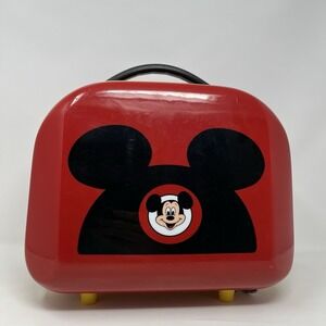 Disney Parks Mickey Mouse Hard Travel Case Red – Luggage Companion Only